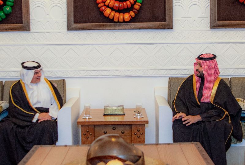 HRH Prince Salman meets Saudi Crown Prince
